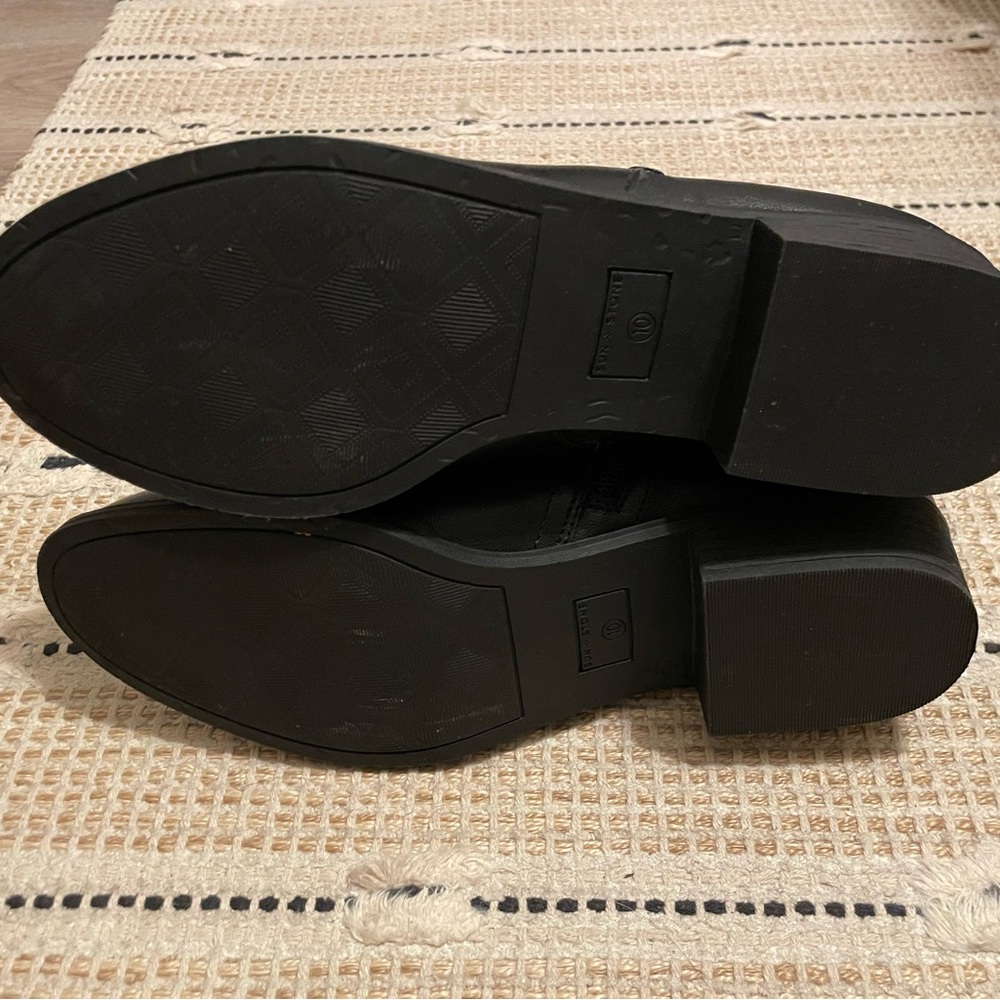 Sun + Stone Black Ankle Boots - Picture 4 of 5